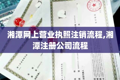 湘潭网上营业执照注销流程,湘潭注册公司流程