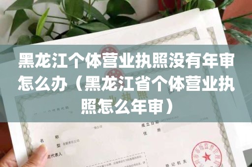 黑龙江个体营业执照没有年审怎么办（黑龙江省个体营业执照怎么年审）