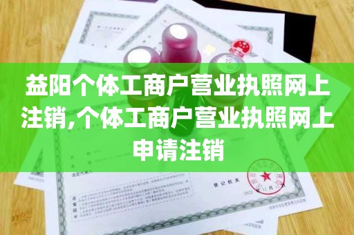 益阳个体工商户营业执照网上注销,个体工商户营业执照网上申请注销