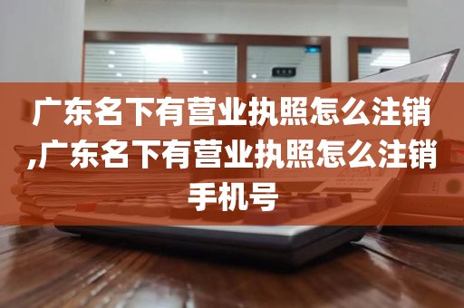 广东名下有营业执照怎么注销,广东名下有营业执照怎么注销手机号