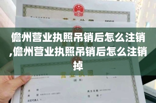 儋州营业执照吊销后怎么注销,儋州营业执照吊销后怎么注销掉