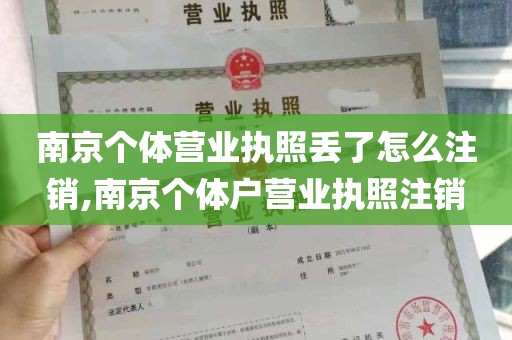 南京个体营业执照丢了怎么注销,南京个体户营业执照注销