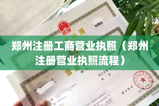 郑州注册工商营业执照（郑州注册营业执照流程）