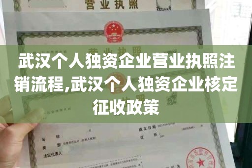 武汉个人独资企业营业执照注销流程,武汉个人独资企业核定征收政策