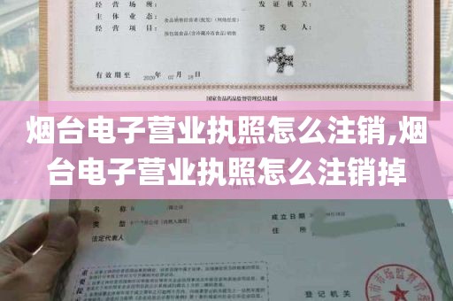 烟台电子营业执照怎么注销,烟台电子营业执照怎么注销掉