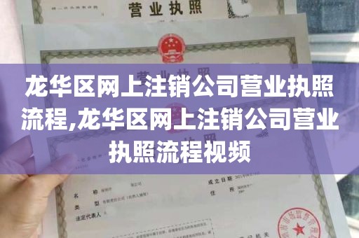 龙华区网上注销公司营业执照流程,龙华区网上注销公司营业执照流程视频