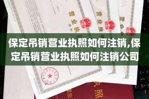 保定吊销营业执照如何注销,保定吊销营业执照如何注销公司