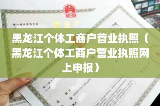 黑龙江个体工商户营业执照（黑龙江个体工商户营业执照网上申报）