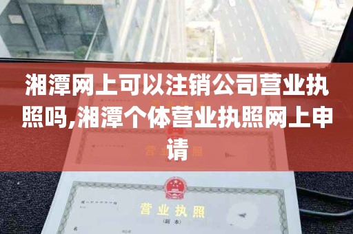 湘潭网上可以注销公司营业执照吗,湘潭个体营业执照网上申请
