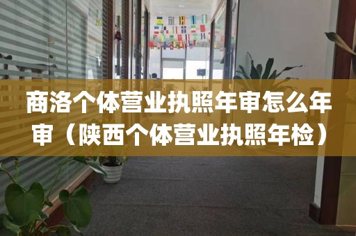 商洛个体营业执照年审怎么年审（陕西个体营业执照年检）