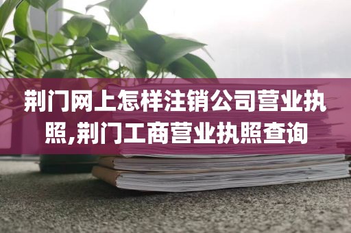 荆门网上怎样注销公司营业执照,荆门工商营业执照查询