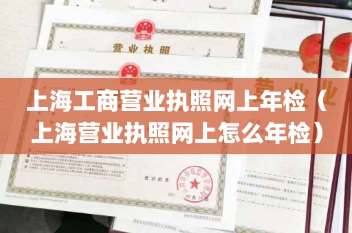 上海工商营业执照网上年检（上海营业执照网上怎么年检）