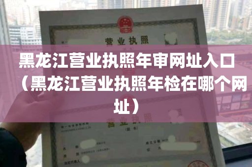 黑龙江营业执照年审网址入口（黑龙江营业执照年检在哪个网址）