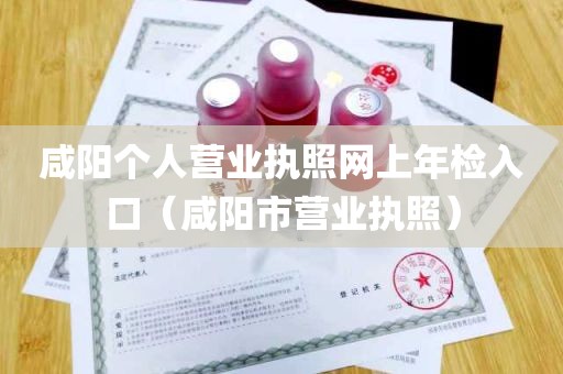 咸阳个人营业执照网上年检入口（咸阳市营业执照）