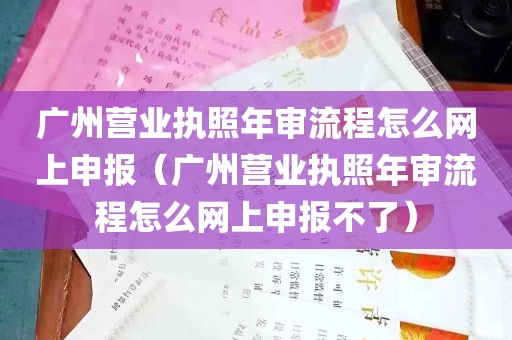 广州营业执照年审流程怎么网上申报（广州营业执照年审流程怎么网上申报不了）