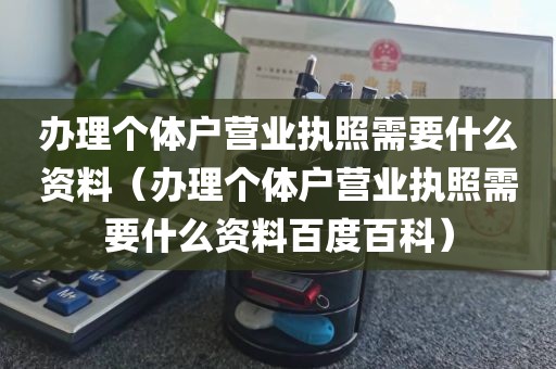 办理个体户营业执照需要什么资料（办理个体户营业执照需要什么资料百度百科）