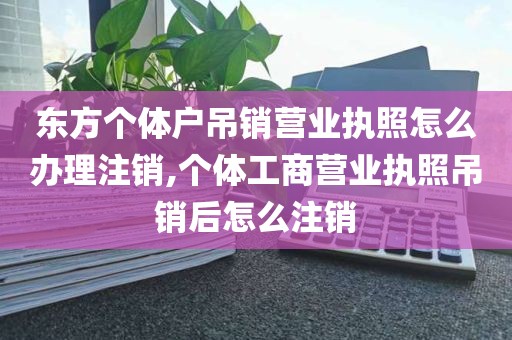 东方个体户吊销营业执照怎么办理注销,个体工商营业执照吊销后怎么注销