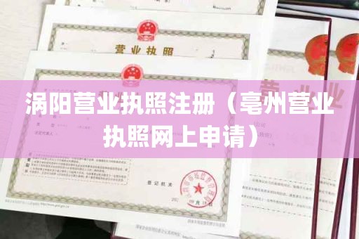 涡阳营业执照注册（亳州营业执照网上申请）
