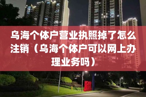 乌海个体户营业执照掉了怎么注销（乌海个体户可以网上办理业务吗）