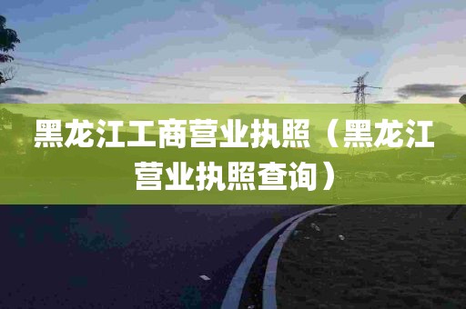 黑龙江工商营业执照（黑龙江营业执照查询）