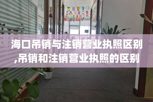 海口吊销与注销营业执照区别,吊销和注销营业执照的区别