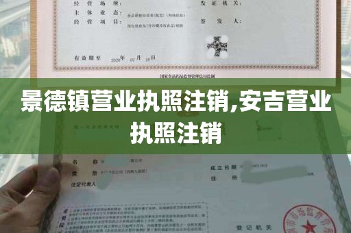 景德镇营业执照注销,安吉营业执照注销