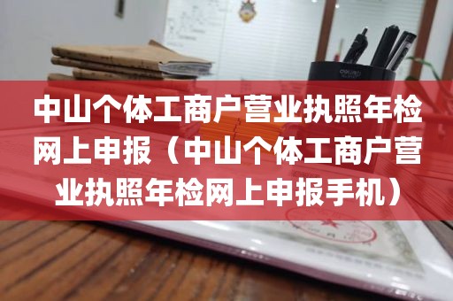 中山个体工商户营业执照年检网上申报（中山个体工商户营业执照年检网上申报手机）