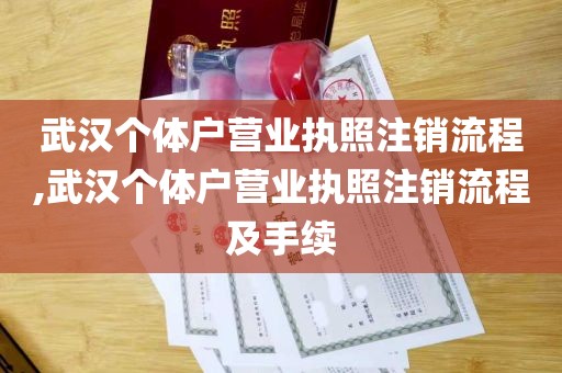 武汉个体户营业执照注销流程,武汉个体户营业执照注销流程及手续