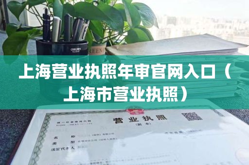 上海营业执照年审官网入口（上海市营业执照）