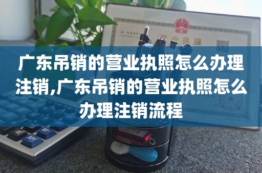 广东吊销的营业执照怎么办理注销,广东吊销的营业执照怎么办理注销流程