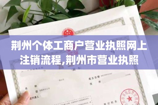 荆州个体工商户营业执照网上注销流程,荆州市营业执照