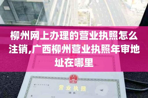 柳州网上办理的营业执照怎么注销,广西柳州营业执照年审地址在哪里