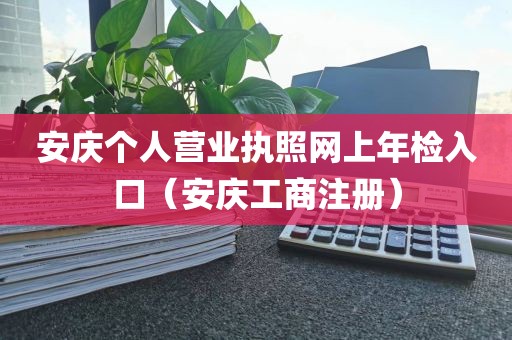 安庆个人营业执照网上年检入口（安庆工商注册）