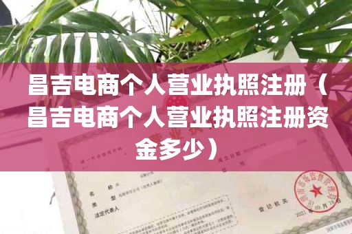 昌吉电商个人营业执照注册（昌吉电商个人营业执照注册资金多少）