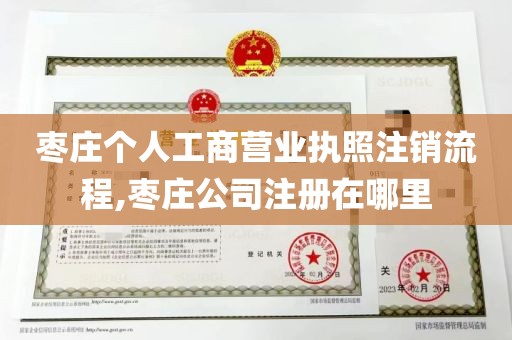 枣庄个人工商营业执照注销流程,枣庄公司注册在哪里