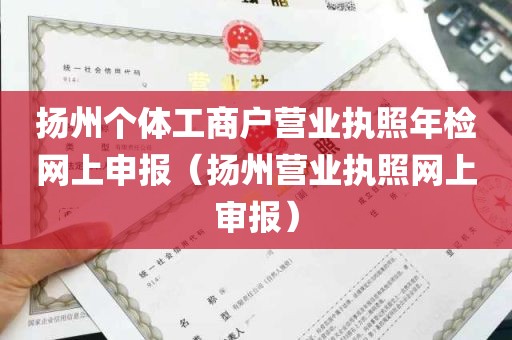 扬州个体工商户营业执照年检网上申报（扬州营业执照网上审报）