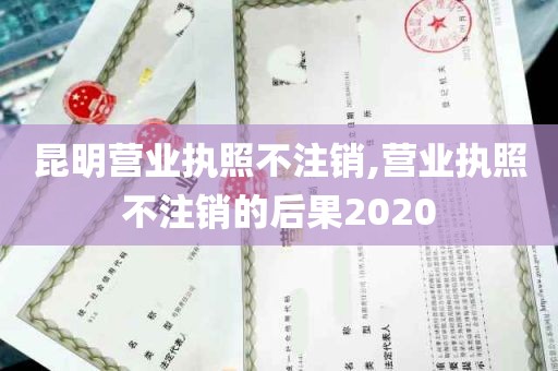 昆明营业执照不注销,营业执照不注销的后果2020