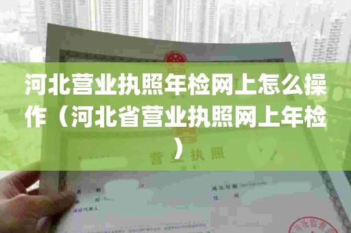 河北营业执照年检网上怎么操作（河北省营业执照网上年检）