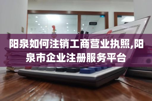 阳泉如何注销工商营业执照,阳泉市企业注册服务平台
