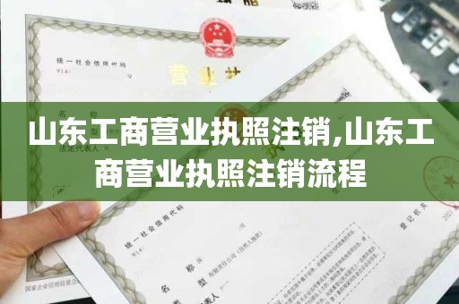 山东工商营业执照注销,山东工商营业执照注销流程