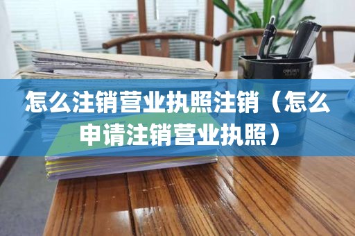 怎么注销营业执照注销（怎么申请注销营业执照）