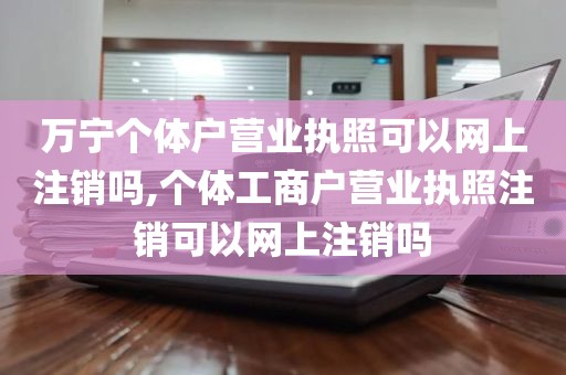 万宁个体户营业执照可以网上注销吗,个体工商户营业执照注销可以网上注销吗