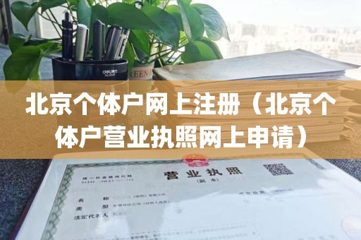 北京个体户网上注册（北京个体户营业执照网上申请）