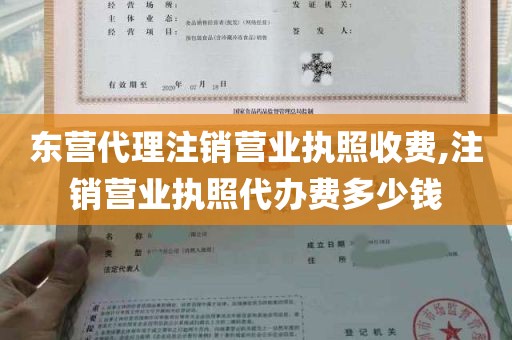 东营代理注销营业执照收费,注销营业执照代办费多少钱