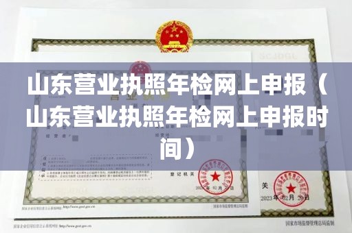 山东营业执照年检网上申报（山东营业执照年检网上申报时间）