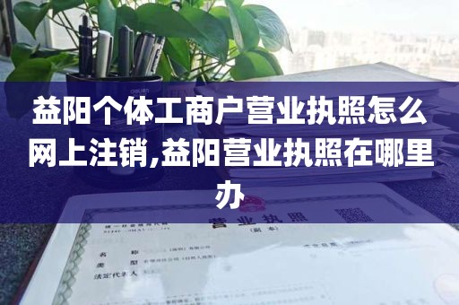 益阳个体工商户营业执照怎么网上注销,益阳营业执照在哪里办