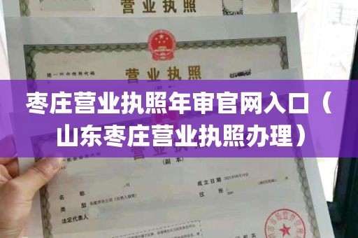 枣庄营业执照年审官网入口（山东枣庄营业执照办理）