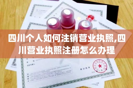 四川个人如何注销营业执照,四川营业执照注册怎么办理