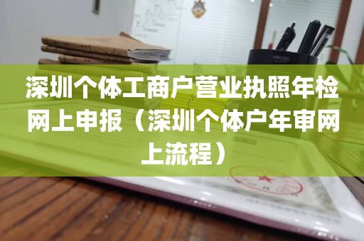 深圳个体工商户营业执照年检网上申报（深圳个体户年审网上流程）