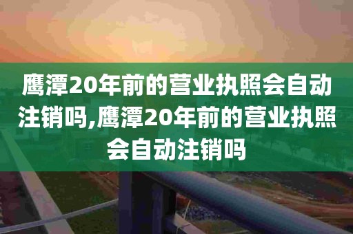 鹰潭20年前的营业执照会自动注销吗,鹰潭20年前的营业执照会自动注销吗